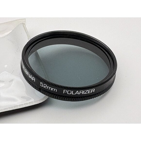 Albinar 52mm Polarizer Camera Lens Filter With Storage Case - Picture 1 of 7